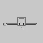 Рассеиватель для профиля 53x13/50x22/43x23 (10м) ALM-5314-O-DF-2M Maytoni 642087