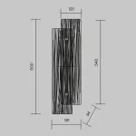 Настенный светильник (бра) Maytoni Frostum MOD439WL-L10BSK