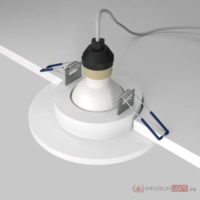Встраиваемый светильник Maytoni Downlight DL004-1-01-W-1 от ImperiumLoft