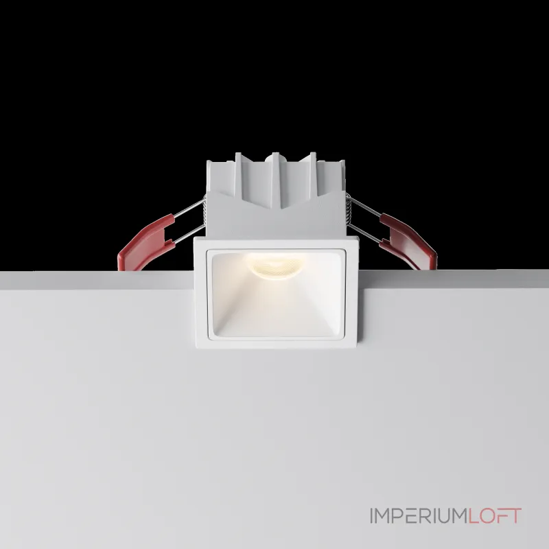 Встраиваемый светильник Maytoni Alfa LED DL043-01-10W3K-SQ-W-1 Встраиваемый светильник Maytoni Alfa LED DL043-01-10W3K-SQ-W-1