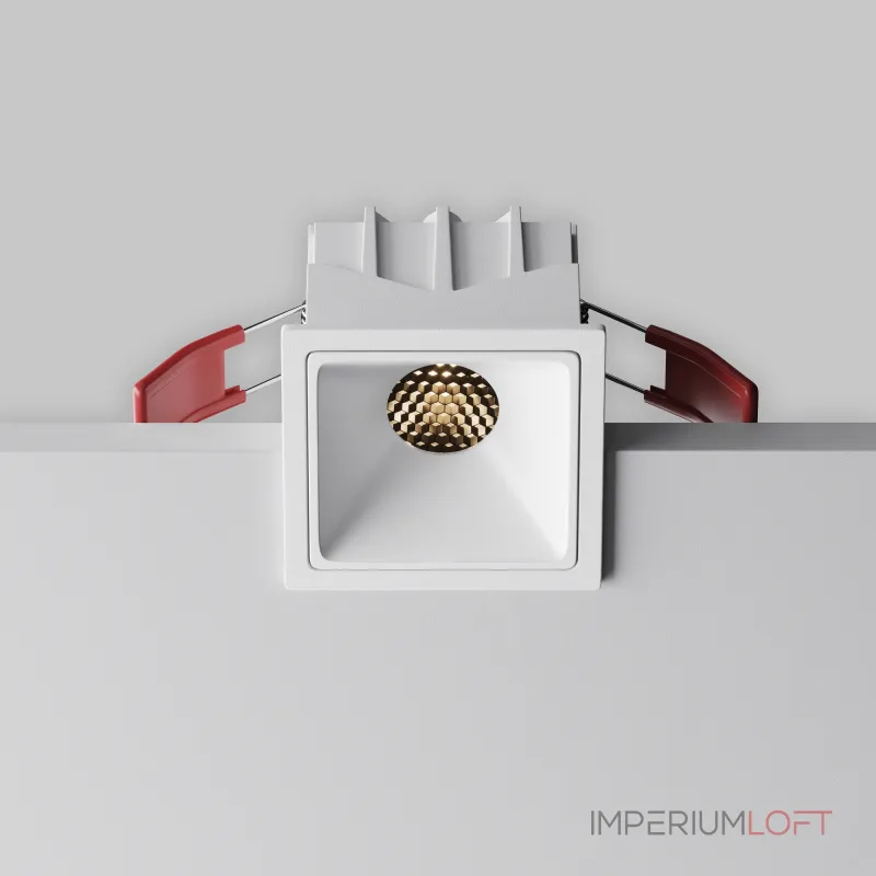 Встраиваемый светильник Maytoni Alfa LED DL043-01-10W3K-SQ-W-1 Встраиваемый светильник Maytoni Alfa LED DL043-01-10W3K-SQ-W-1