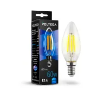 Светодиодная лампа Crystal Candle 6W 4000K E14