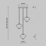 Подвесной светильник Maytoni Sirocco MOD359PL-L17BS3K