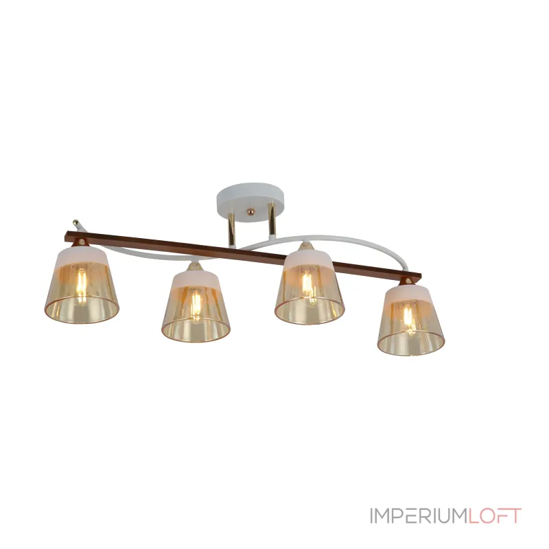 Потолочная люстра Freya Glasses FR5156PL-04WG Потолочная люстра Freya Glasses FR5156PL-04WG