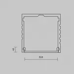 Рассеиватель для профиля 35×35 (Белый, 10 м), ALM-3535A-O-DF-10M Maytoni 642031 от ImperiumLoft Рассеиватель для профиля 35×35 (Белый, 10 м), ALM-3535A-O-DF-10M Maytoni 642031 от ImperiumLoft