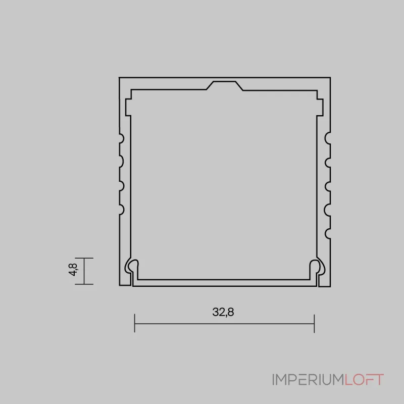 Рассеиватель для профиля 35×35 (Белый, 10 м), ALM-3535A-O-DF-10M Maytoni 642031 от ImperiumLoft Рассеиватель для профиля 35×35 (Белый, 10 м), ALM-3535A-O-DF-10M Maytoni 642031 от ImperiumLoft