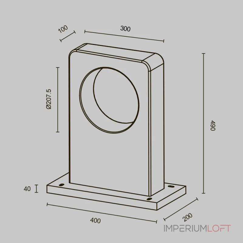 Ландшафтный светильник Maytoni Outdoor O469FL-L7CM3K от ImperiumLoft