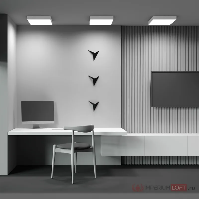 Потолочный светильник Maytoni Ceiling C032CL-45W3K-SQ-W от ImperiumLoft