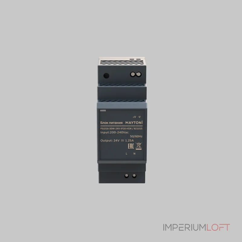 Блок питания PSL016 24В 30Вт IP20 Maytoni 821015 от ImperiumLoft
