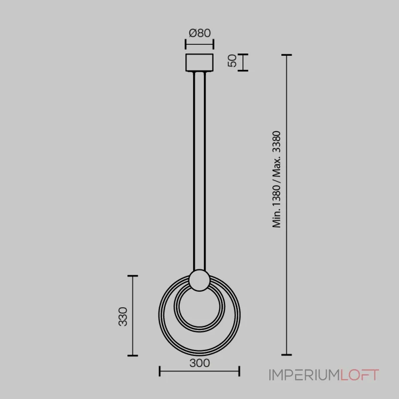Подвесной светильник Maytoni Modern MOD357PL-L14BS3K