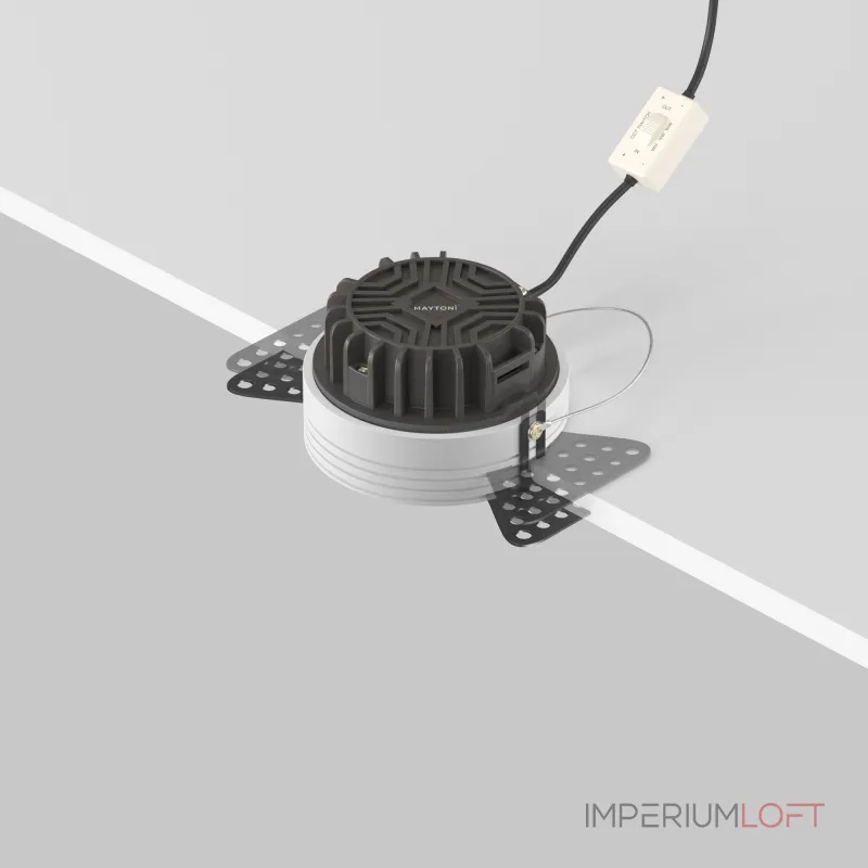 Встраиваемый светильник Maytoni Downlight Okno DL055-8W3-4-6K-TRS-B