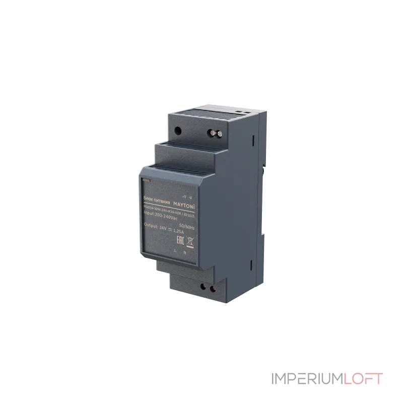 Блок питания PSL016 24В 30Вт IP20 Maytoni 821015 от ImperiumLoft
