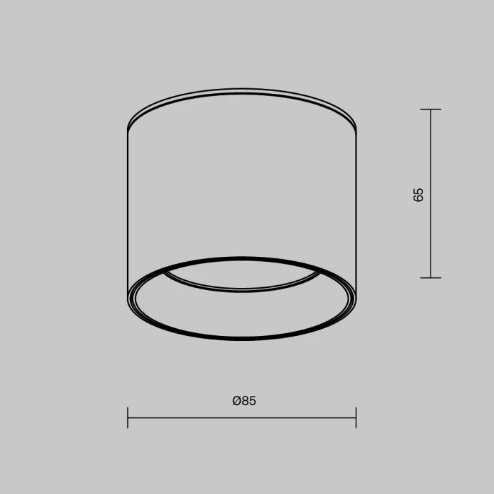 Потолочный светильник Maytoni Ceiling C096CL-GX53-B от ImperiumLoft