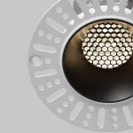 Встраиваемый светильник Dip Hight 4000K 10Вт 9° Maytoni DL124-10W-4K-TRS-B
