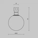 Уличный трековый светильник Luna Elasity IP Maytoni O-TR01-1-S-9WW3K Уличный трековый светильник Luna Elasity IP Maytoni O-TR01-1-S-9WW3K