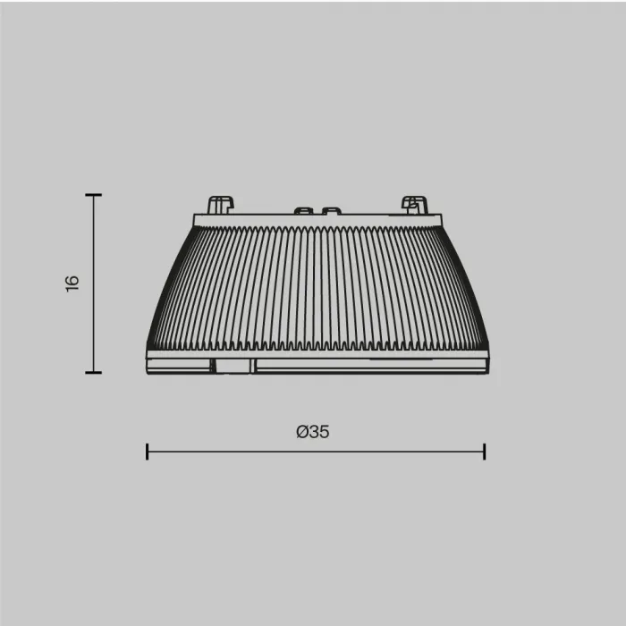 Линза для светильников 10Вт 24° Maytoni Dip Lens002D35-10W от ImperiumLoft