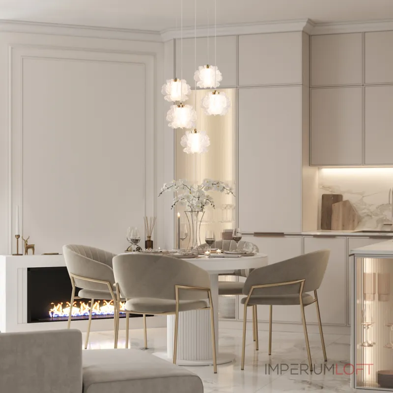 Подвесной светильник Freya Modern Flower FR5579PL-L40BS