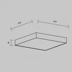 Потолочный светильник Maytoni Ceiling C032CL-45W3K-SQ-W от ImperiumLoft