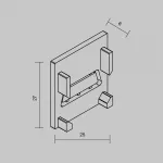 Комплектующие для уличной трековой системы Maytoni Exility IP O-TR002-EC
