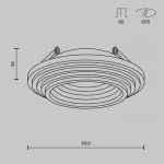 Встраиваемый светильник Maytoni Downlight DL004-1-01-W-1 от ImperiumLoft