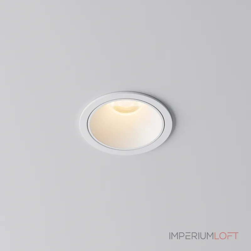 Встраиваемый светильник Maytoni Alfa LED DL043-01-10W2.7K-RD-W Встраиваемый светильник Maytoni Alfa LED DL043-01-10W2.7K-RD-W