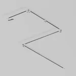 Шинопровод 1 м накладной Maytoni Busbar trunkings Exility X TRX239-411B