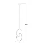 Подвесной светильник Nova FR6002PL-L15CH от ImperiumLoft
