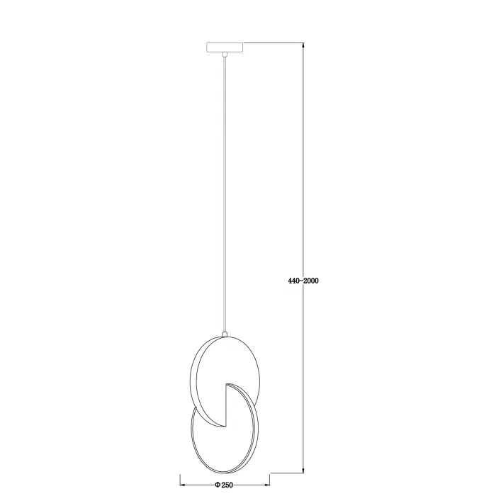 Подвесной светильник Nova FR6002PL-L15CH от ImperiumLoft