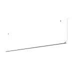 Шинопровод подвесной 2м горизонтальный Maytoni Busbar trunkings Arity TRX233-HL-2B