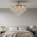 Потолочная люстра Maytoni Royal Classic DIA783-CL38-6-G с хрустальными подвесами