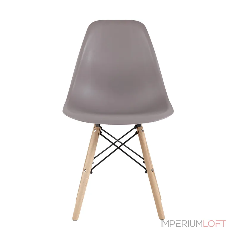 DSW темно-бежевый, литой полипропилен, стальной каркас, массив бука, x4 от ImperiumLoft DSW темно-бежевый, литой полипропилен, стальной каркас, массив бука, x4 от ImperiumLoft