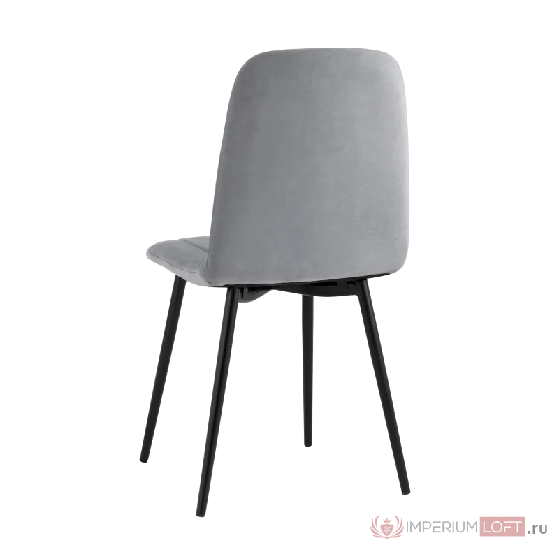 Easy велюр серый ножки металл черные от ImperiumLoft