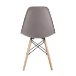 DSW темно-бежевый, литой полипропилен, стальной каркас, массив бука, x4 от ImperiumLoft