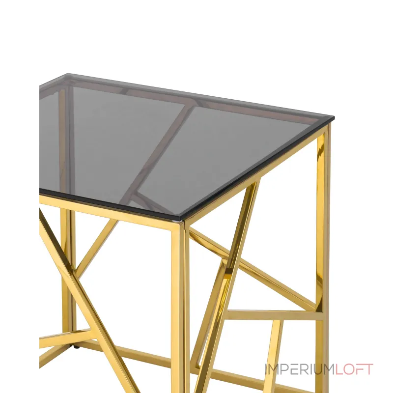 55*55 АРТ ДЕКО золото стекло smoke, каркас нержавеющая сталь от ImperiumLoft 55*55 АРТ ДЕКО золото стекло smoke, каркас нержавеющая сталь от ImperiumLoft