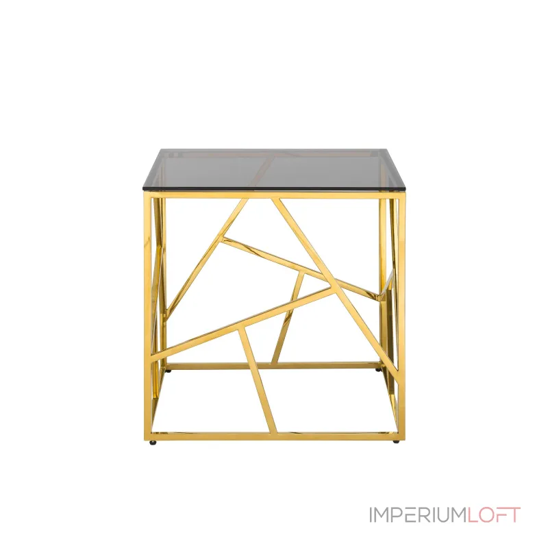 55*55 АРТ ДЕКО золото стекло smoke, каркас нержавеющая сталь от ImperiumLoft 55*55 АРТ ДЕКО золото стекло smoke, каркас нержавеющая сталь от ImperiumLoft