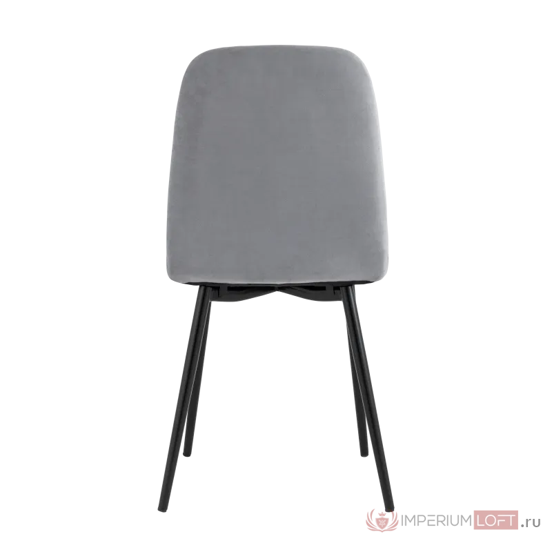Easy велюр серый ножки металл черные от ImperiumLoft