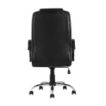 TopChairs Atlant офисное черное обивка экокожа, механизм качания Top Gun от ImperiumLoft