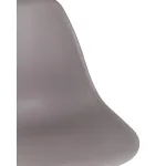 DSW темно-бежевый, литой полипропилен, стальной каркас, массив бука, x4 от ImperiumLoft