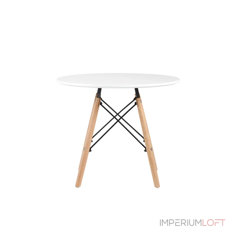Eames DSW детский белый, ножки массив бука