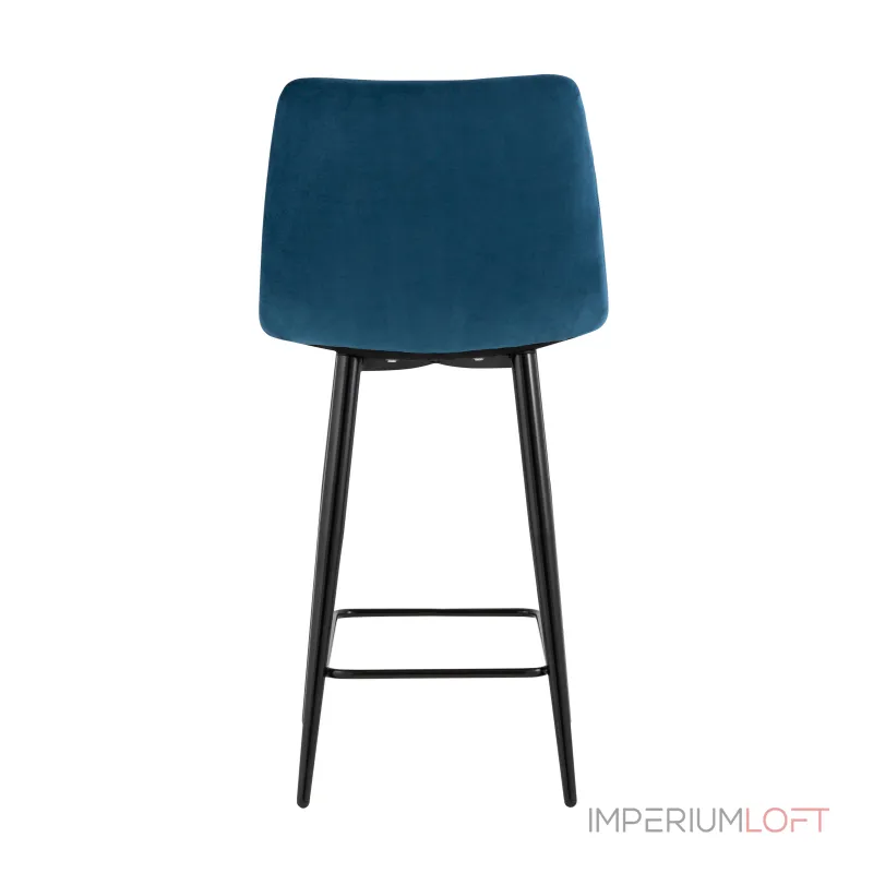 Джанго велюр синий ножки металл высота сиденья 60 см от ImperiumLoft Джанго велюр синий ножки металл высота сиденья 60 см от ImperiumLoft