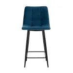 Джанго велюр синий ножки металл высота сиденья 60 см от ImperiumLoft