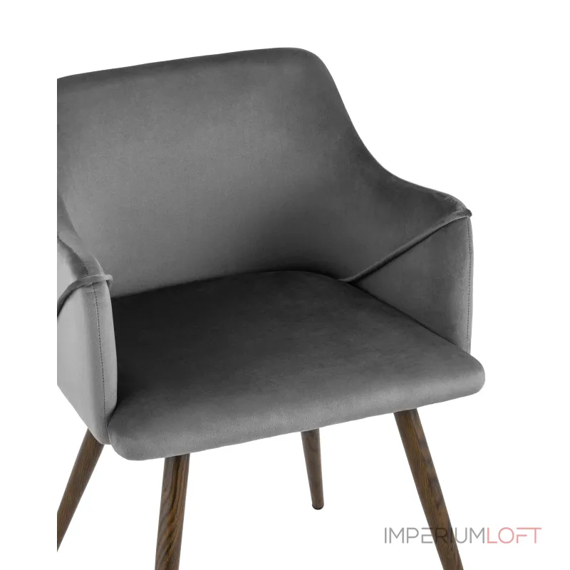 Монарх серый обивка плотная ткань, металлические ножки от ImperiumLoft Монарх серый обивка плотная ткань, металлические ножки от ImperiumLoft