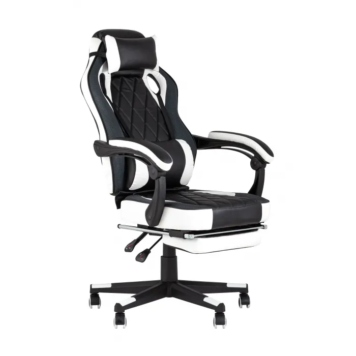 TopChairs Virage черно-белое геймерское от ImperiumLoft