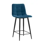 Джанго велюр синий ножки металл высота сиденья 60 см от ImperiumLoft