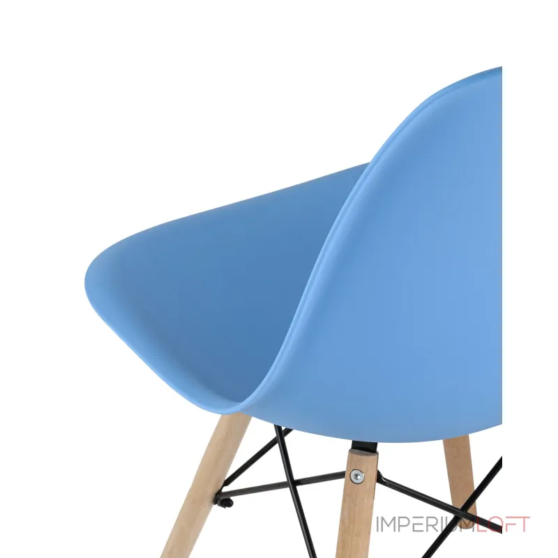 Eames DSW голубой, литой полипропилен, стальной каркас, массив бука, 4 шт. от ImperiumLoft Eames DSW голубой, литой полипропилен, стальной каркас, массив бука, 4 шт. от ImperiumLoft