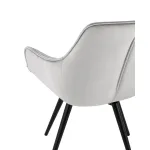 вращающийся Сеул велюр светло-серый