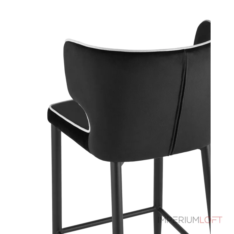 Матео с кантом велюр черный