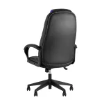 TopChairs ST-CYBER 8 черный/синий эко.кожа крестовина пластик