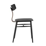 обеденный ANT пластиковый черный вставки экокожа от ImperiumLoft