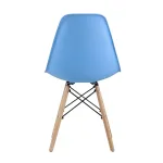 Eames DSW голубой, литой полипропилен, стальной каркас, массив бука, 4 шт. от ImperiumLoft